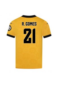 Wolves Rodrigo Gomes #21 Voetbaltruitje Thuis tenue 2025-26 Korte Mouw
